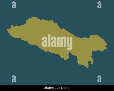 Puerto Plata, provincia della Repubblica Dominicana. Forma a tinta unita Foto Stock