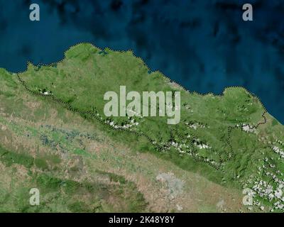 Puerto Plata, provincia della Repubblica Dominicana. Mappa satellitare ad alta risoluzione Foto Stock