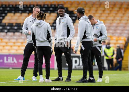 Burslem, Regno Unito. 20th maggio, 2016. I giocatori del mercoledì di Sheffield ispezionano il campo prima della partita della Sky Bet League 1 Port vale vs Sheffield Mercoledì a vale Park, Burslem, Regno Unito, 1st ottobre 2022 (Foto di Steve Flynn/News Images) a Burslem, Regno Unito il 5/20/2016. (Foto di Steve Flynn/News Images/Sipa USA) Credit: Sipa USA/Alamy Live News Foto Stock