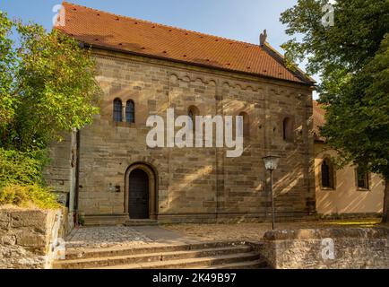 La Cappella Palatina (Pfalzkapelle) a Bad Wimpfen. Neckartal, Baden-Wuerttemberg, Germania, Europa Foto Stock