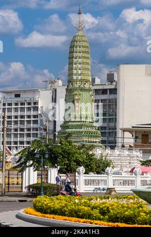 Bangkok, Tailandia. Prang del Wat Ratchaburana (Wat Liab) Tempio, 18th. Secolo. Foto Stock