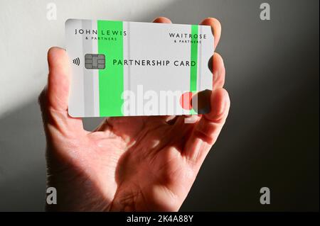 John Lewis / Waitrose Partnership Card Foto Stock