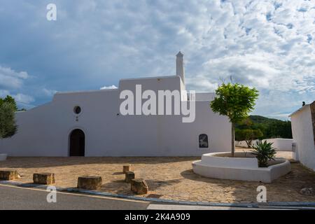 La chiesa di Santa ignes de corona, Ibiza Foto Stock