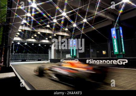 Singapore. 1st ottobre 2022. Illustrazione della pista durante il Gran Premio di Singapore della Formula 1 Singapore Airlines 2022, 17th° round del Campionato del mondo FIA di Formula uno 2022 dal 30 settembre al 02 ottobre 2022 sul circuito di Marina Bay Street, a Singapore - Foto: DPPI/DPPI/LiveMedia Credit: Independent Photo Agency/Alamy Live News Foto Stock