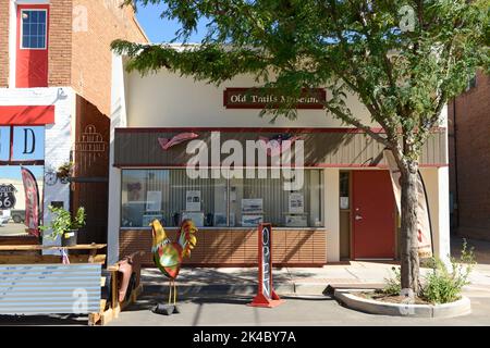 Old Trail Museum su Kinsley Ave nel centro di Winslow, Arizona Foto Stock