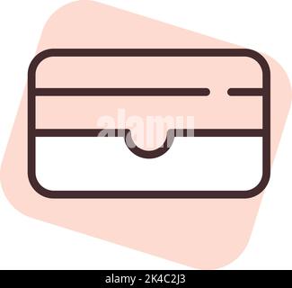 Archivio UI, illustrazione, vettore su sfondo bianco. Illustrazione Vettoriale