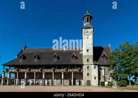 Montlucon. Il castello dei Duchi di Borbone è un antico castello fortificato del XIIIᵉ secolo. Dipartimento Allier. Auvergne Rodano Alpi. Francia Foto Stock