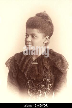 Mary Garrity (fotografa americana) - fotografia di Ida B. Wells-Barnett (giornalista investigativo americano Afican) - c1893 Foto Stock