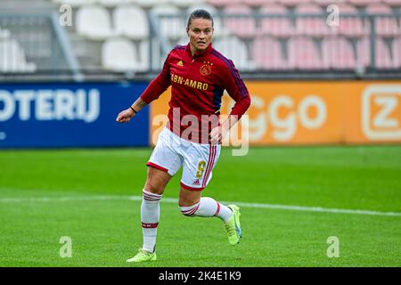 DUIVENDRECHT, PAESI BASSI - 2 OTTOBRE: Sherida Spitse di Ajax durante la partita olandese delle donne azerone Eredivie tra Ajax e sc Heerenveen a De Toekomst il 2 ottobre 2022 a Duivendrecht, Paesi Bassi (Foto di Kees Kuijt/Orange Pictures) Foto Stock