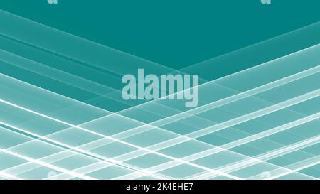 Hintergrund abstrakt 8K grün türkis, benzina, schwarz, weiß, grau, Wellen Linien Kurven Verlauf Foto Stock