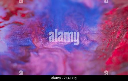 inchiostro miscela hobby artistico colorato astratto bakgrund Foto Stock