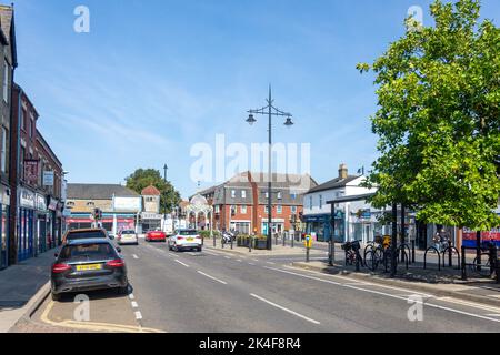 Broad Street, marzo, Cambridgeshire, Inghilterra, Regno Unito Foto Stock