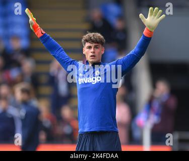 01 Ott 2022 - Crystal Palace / Chelsea - Premier League - Selhurst Park Kepa Arrizabalaga di Chelsea durante la partita della Premier League contro Crystal Palace. Foto : Mark Pain / Alamy Live News Foto Stock