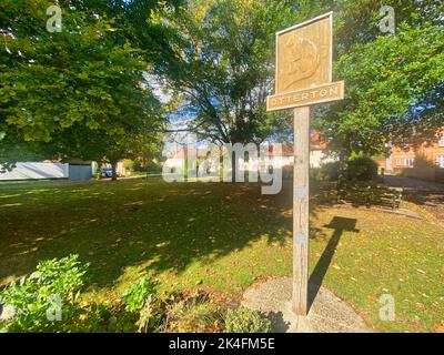 Villaggio di Otterton nel Devon orientale, Regno Unito Foto Stock