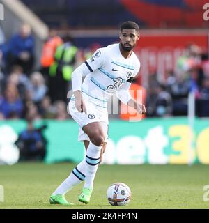 Londra, Regno Unito. 02nd Ott 2022. Ruben Loftus-guancia di Chelsea in azione durante la partita della Premier League tra Crystal Palace e Chelsea a Selhurst Park, Londra, Inghilterra il 1 ottobre 2022. Foto di Ken Sparks. Solo per uso editoriale, licenza richiesta per uso commerciale. Non è utilizzabile nelle scommesse, nei giochi o nelle pubblicazioni di un singolo club/campionato/giocatore. Credit: UK Sports Pics Ltd/Alamy Live News Foto Stock