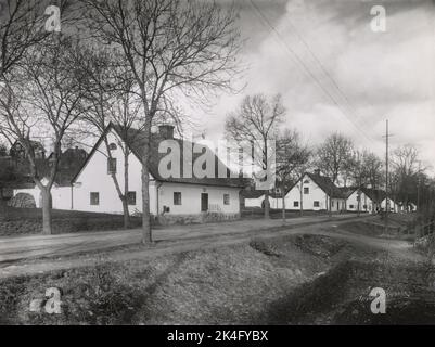 Åtvidaberg. Stenhusgatan 1924. Foto Joh. E. Thorin Åtvidaberg. Dalla città svedese vol. 19 Nordic Foto Stock
