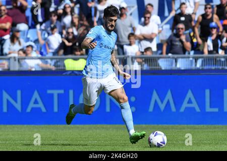 Roma, Lazio. 02nd Ott 2022. Luis Alberto della SS Lazio durante la Serie Un incontro tra SS Lazio e Spezia allo stadio Olimpico di Roma, 02nd ottobre 2022. (Foto di credito AllShotLive/SipaUsa) Credit: Sipa USA/Alamy Live News Foto Stock