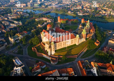 Cracovia - complesso del Castello di Wawel - Cattedrale di Wawel Foto Stock