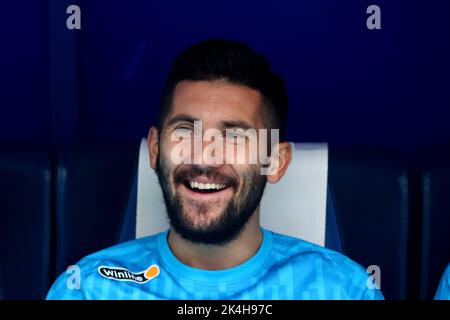 San Pietroburgo, Russia. 02nd Ott 2022. Aleksei Sutormin (No.19) di Zenit visto durante la partita di calcio della Premier League russa tra Zenit San Pietroburgo e Rostov alla Gazprom Arena. Punteggio finale; Zenit 3:1 Rostov. Credit: SOPA Images Limited/Alamy Live News Foto Stock