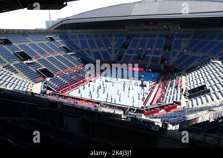 Ariake Colosseo, Tokyo, Giappone. 1st Ott 2022. General view, 1 OTTOBRE 2022 - Tennis : Rakuten Japan Open Tennis Championships 2022 all'Ariake Colosseum, Tokyo, Giappone. Credit: AFLO SPORT/Alamy Live News Foto Stock