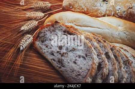 Pane appena sfornato Foto Stock