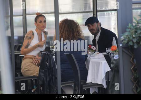 Roma, . 11th Feb, 2021. * NO WEB * * EXCLUSIVE SPECIAL FEE * Roma, Emma Stokolma con Angelo Madonia come coppia per ballare con le stelle che frequentano anche fuori dagli studi e dalle palestre dove provano per la trasmissione. Credit: Independent Photo Agency/Alamy Live News Foto Stock