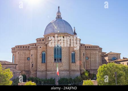 Loreto, Italia - 1st 2022 agosto: Basilica della Santa Casa Foto Stock