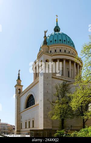 San Nikolai chiesa in Potsdam Foto Stock