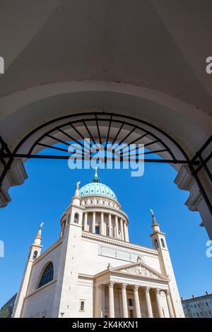 San Nikolai chiesa in Potsdam Foto Stock