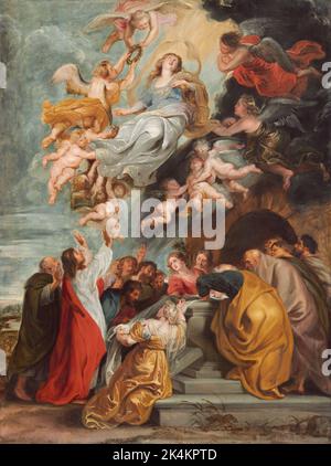 Assunzione della Vergine Maria , Rubens 1637 Foto Stock