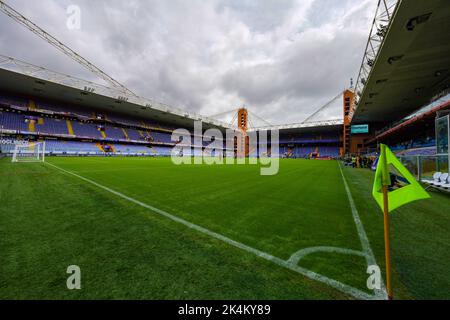 Stadio Luigi Ferraris durante il campionato italiano Serie Una partita di calcio tra UC Sampdoria e AC Monza il 2 ottobre 2022 allo stadio Luigi Ferraris di Genova - Foto: Morgese-rossini/DPPI/LiveMedia Foto Stock