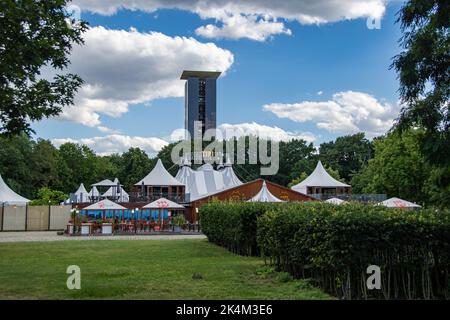 Berlino, Germania 28 giugno 2022, il teatro "tipi alla Cancelleria" Foto Stock