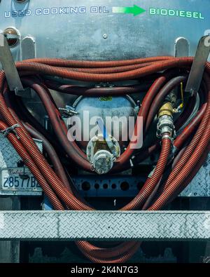 Portellone dei carrelli sulle autostrade Foto Stock