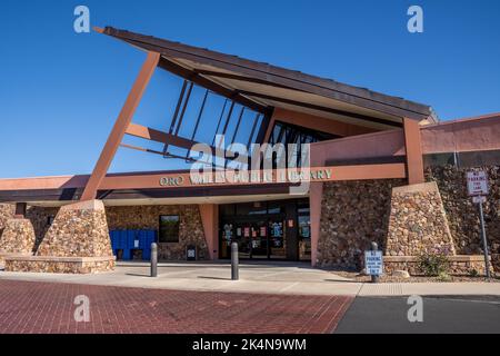 Una biblioteca storica a Oro Valley, Arizona Foto Stock