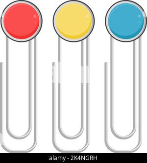 Cartine scolastiche, illustrazioni, vettoriali su sfondo bianco. Illustrazione Vettoriale