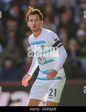 01 Ott 2022 - Crystal Palace contro Chelsea - Premier League - Selhurst Park il ben Chilwell di Chelsea durante la partita della Premier League contro Crystal Palace. Foto : Mark Pain / Alamy Live News Foto Stock