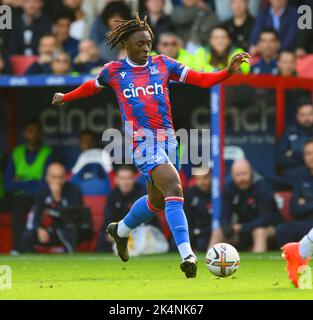 01 Ott 2022 - Crystal Palace contro Chelsea - Premier League - Selhurst Park Eze di Crystal Palace durante la partita della Premier League contro Chelsea. Foto : Mark Pain / Alamy Live News Foto Stock