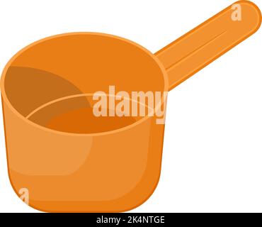 Paletta per farina, illustrazione, vettore su sfondo bianco. Illustrazione Vettoriale