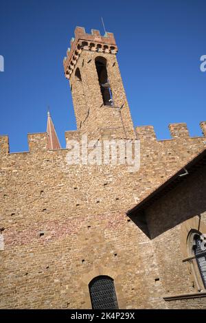 Esterno del Museo del Bargello a Firenze Foto Stock