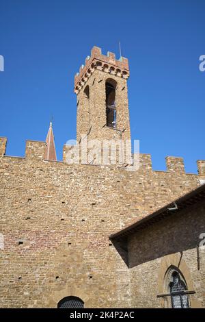 Esterno del Museo del Bargello a Firenze Foto Stock