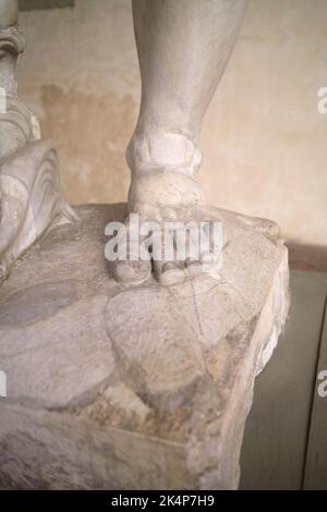 Oceano by Giambologna nel Museo del Bargello di Firenze Foto Stock