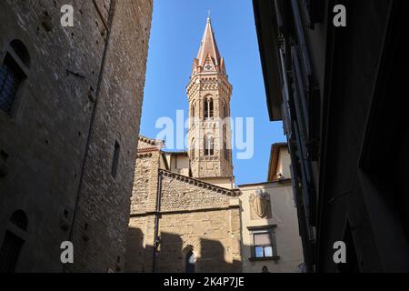 Chiesa di Badia Fiorentina Firenze Italia Foto Stock