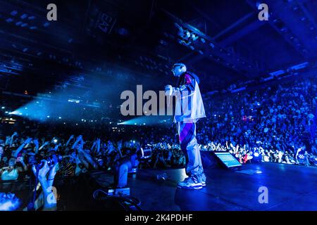 Milano, Italia. 04th Ott 2022. Gemitaiz & madman suona all'Assago Forum (Milano). Credit: Marco Arici/Alamy Live News Foto Stock