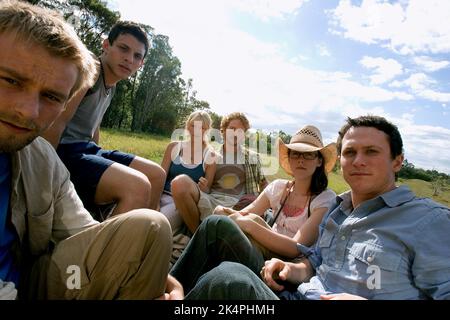 JOE ANDERSON, DIMITRI BAVEAS, Laura Ramsey, Shawn Ashmore, Jena Malone, Jonathan Tucker, le rovine, 2008 Foto Stock