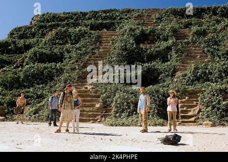 DIMITRI BAVEAS, Jonathan Tucker, Shawn Ashmore, Laura Ramsey, Joe Anderson, Jena Malone, le rovine, 2008 Foto Stock