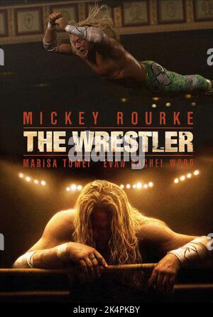 MICKEY ROURKE POSTER, IL LOTTATORE, 2008 Foto Stock