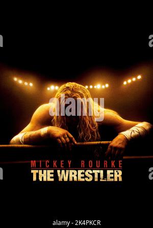 MICKEY ROURKE POSTER, IL LOTTATORE, 2008 Foto Stock