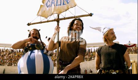 DEPARDIEU, ROUSSEAU, CORNILLAC, ASTERIX AI GIOCHI OLIMPICI, 2008 Foto Stock