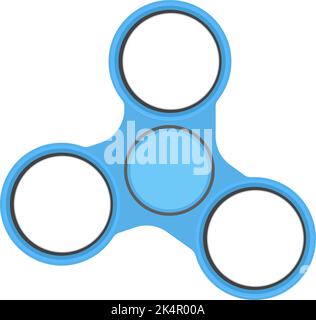 Filatore, illustrazione, vettore su sfondo bianco di colore azzurro. Illustrazione Vettoriale