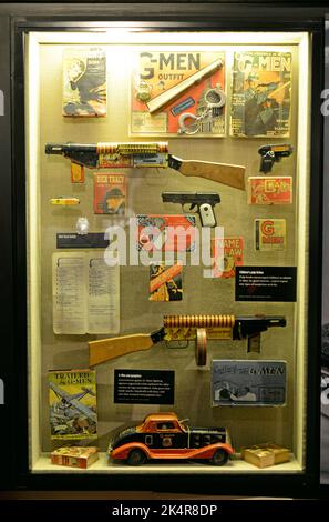 The Mob Museum, Downtown District, Las Vegas, Nevada, Stati Uniti d'America Foto Stock